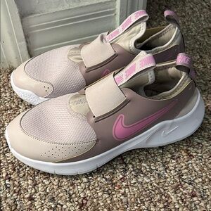 Nike Big Kids Sneakers in Pink and Cream